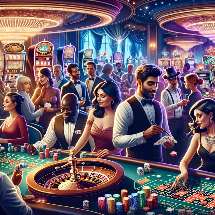Antarmuka aplikasi mobile vio slot menampilkan menu permainan slot, taruhan olahraga Liga 1, dan live-dealer
